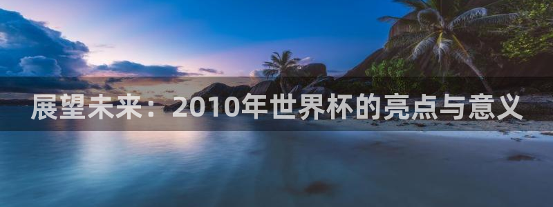2026世界杯预选赛:展望未来:2010年世界杯的亮点与意义