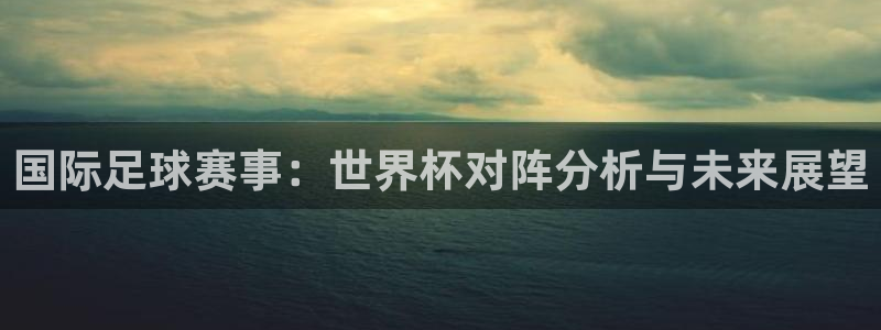 世界杯2026赛程:国际足球赛事:世界杯对阵分析与未来展望